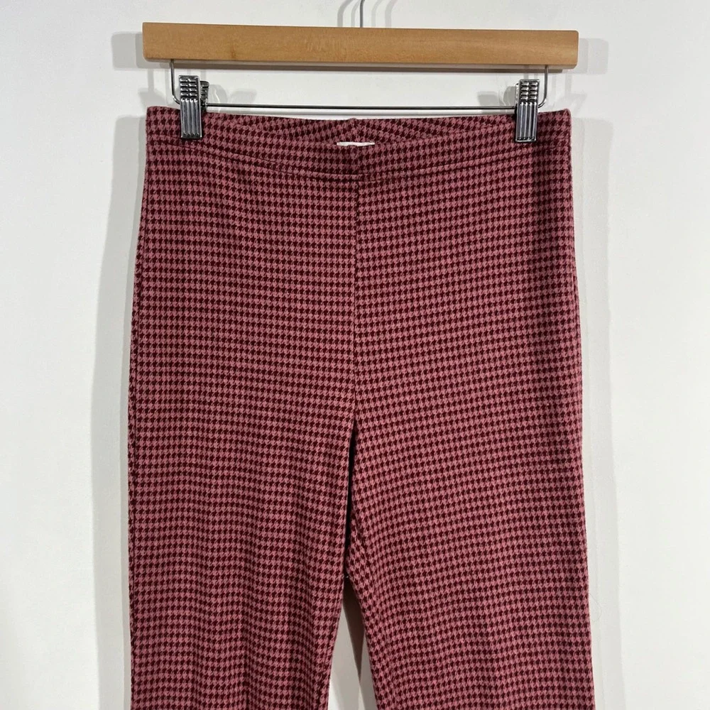 Aerie Houndstooth‎ Retro Flare Leggings Academia 70s Bell Bottoms Womens Small